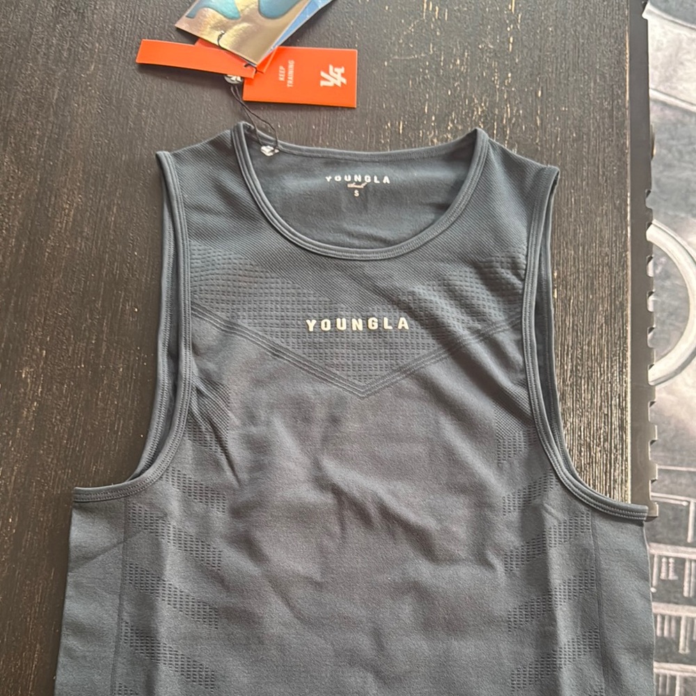YoungLA Teal Performance Tank